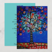 Invitations Bat Bar Mitzvah (Devant / Derrière)