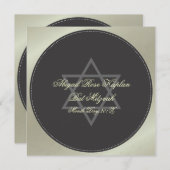 invitations Bat mitzvah, (Devant / Derrière)