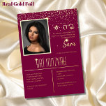 Invitations bat mitzvah Cartes photos juifs Élégan<br><div class="desc">LeahG sur Zazzle présente une collection exquise d'invitations à photographier Bat mitzvah de la Torah juive moderne, élégant et chic. Ces invitations sont méticuleusement conçues pour capturer l'essence de cette étape sacrée, mêlant tradition et esthétique contemporaine. Avec leur design élégant et sophistiqué, ces invitations sont parfaites pour ceux qui recherchent...</div>
