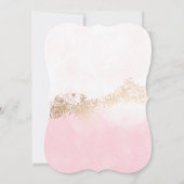 Invitations bat mitzvah | Parties scintillant rose (Dos)