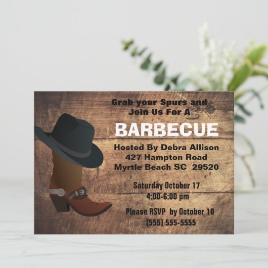 Invitations BBQ (Debout devant)