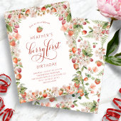 Invitations Berry First Birthday