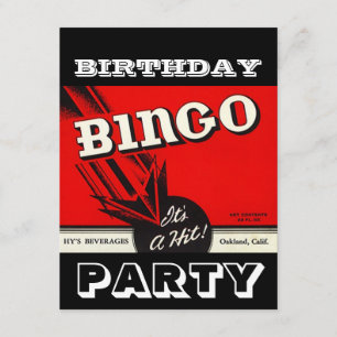 Invitations Bingo Bingo Bingo Bingo Bingo Rouge No