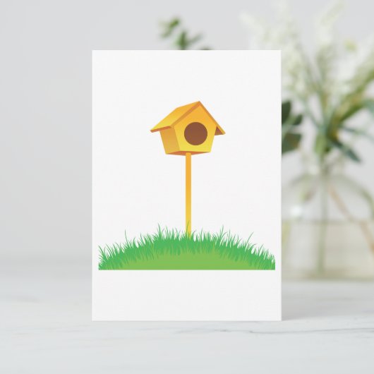 Invitations Bird House (Debout devant)