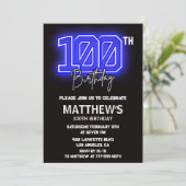 Invitations Black 100e anniversaire de naissance N (Debout devant)
