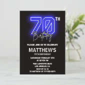 Invitations Black 70e anniversaire Modern Sport Ne (Debout devant)