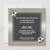 Invitations Black and Silver Team (Dos)