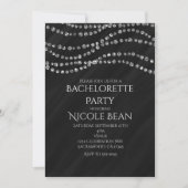 Invitations Black & Diamond Glamor Bling Party (Devant)