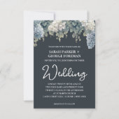 Invitations Black Green Wedding de la Marine (Devant)
