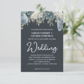 Invitations Black Green Wedding de la Marine (Debout devant)