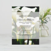 Invitations blanches de Fête de la mariée de (Debout devant)