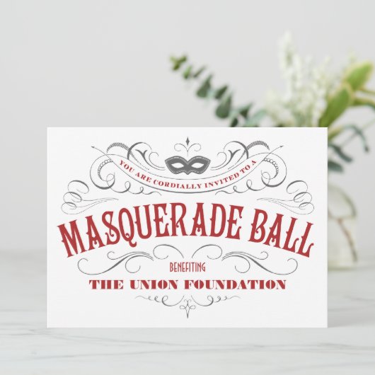 Invitations blanches élégantes de partie de (Debout devant)