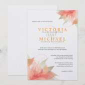 Invitations blanches métalliques de mariage de (Devant / Derrière)
