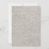 Invitations blancs noirs de Fête de la mariée de (Dos)