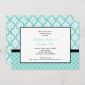 Invitations bleues (Devant / Derrière)