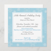 Invitations bleues de partie du pays des (Devant / Derrière)