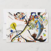 Invitations bleues de segment de Kandinsky (Devant)