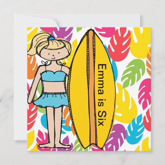 Invitations blonds faits sur commande (Devant)