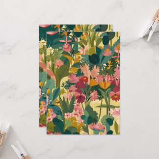 Invitations Bloomy Gargen motif