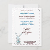 Invitations Blue Bunny Organic Planet Bunny (Dos)