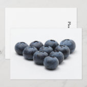 Invitations Blueberry (Devant / Derrière)