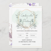 Invitations Boda En Espanol (Devant / Derrière)