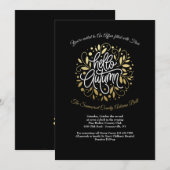 Invitations Bonjour Automne (Devant / Derrière)