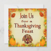 Invitations Bons thanksgivings (Devant)