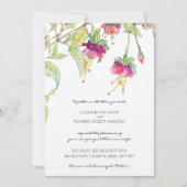 Invitations botaniques modernes florales de (Devant)