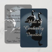 Invitations canadiennes Personnalisé Canada Goose (Devant / Derrière)