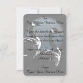 Invitations canadiennes Personnalisé Canada Goose (Dos)