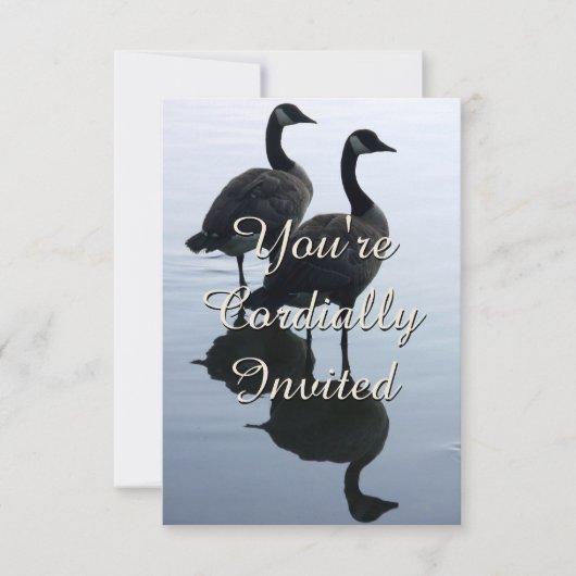 Invitations canadiennes Personnalisé Canada Goose (Devant)