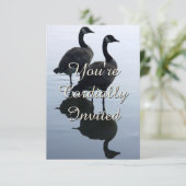 Invitations canadiennes Personnalisé Canada Goose (Debout devant)