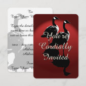 Invitations canadiennes Personnalisé Canada Goose (Devant / Derrière)