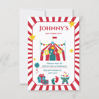 Invitations Carnival Baby Shower