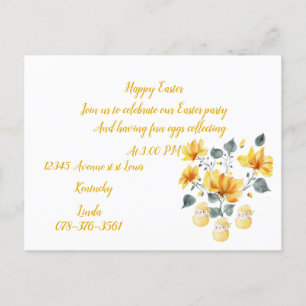 Invitations cartes postales