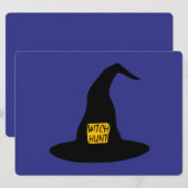 INVITATIONS - CHASSE AUX SORCIÈRES (Devant / Derrière)