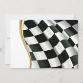 Invitations Checkered de drapeau (Devant)