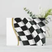 Invitations Checkered de drapeau (Debout devant)