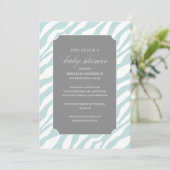 INVITATIONS CHICS DE BABY SHOWER DE LA DOUCHE (Debout devant)
