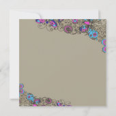 Invitations chics de ~ de chaussure (Dos)