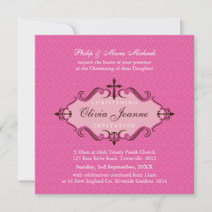 INVITATIONS CHRISTENING :: viva 10SQ