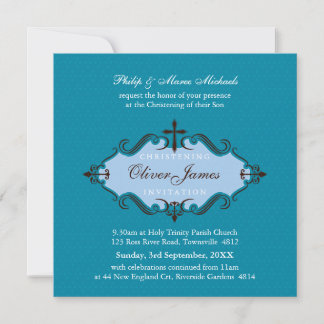 INVITATIONS CHRISTENING :: viva 10SQ