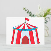 Invitations Circus Tent