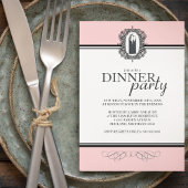 Invitations Classique Chic Dinner Party
