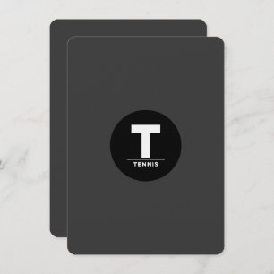 Invitations classiques Bat mitzvah TENNIS Bar