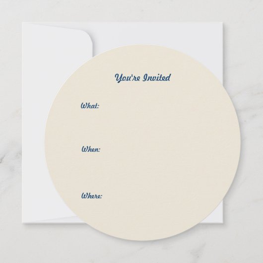 Invitations classiques de baseball (Dos)