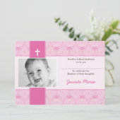 INVITATIONS CLASSY BAPTISM :: jolie 2L (Debout devant)