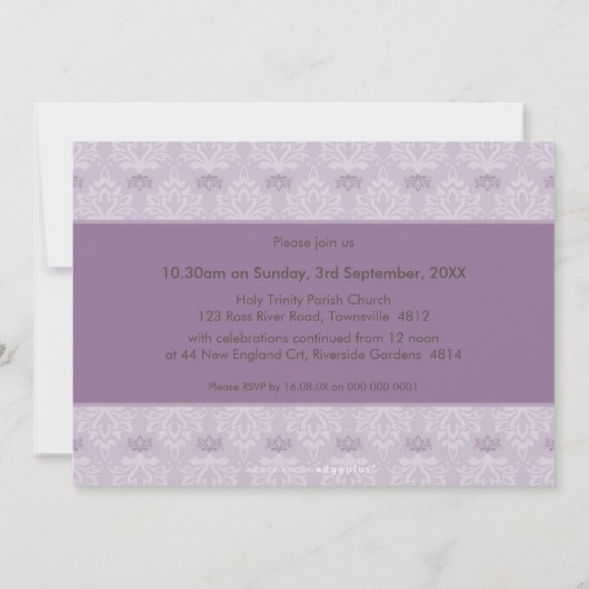 INVITATIONS CLASSY BAPTISM :: jolie 5L (Dos)