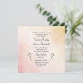 Invitations Classy Tennis Mariage (Debout devant)